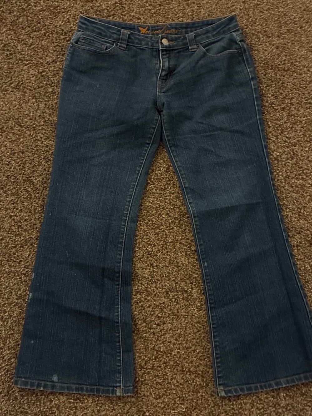 Wet Seal Indigo Flare Jeans